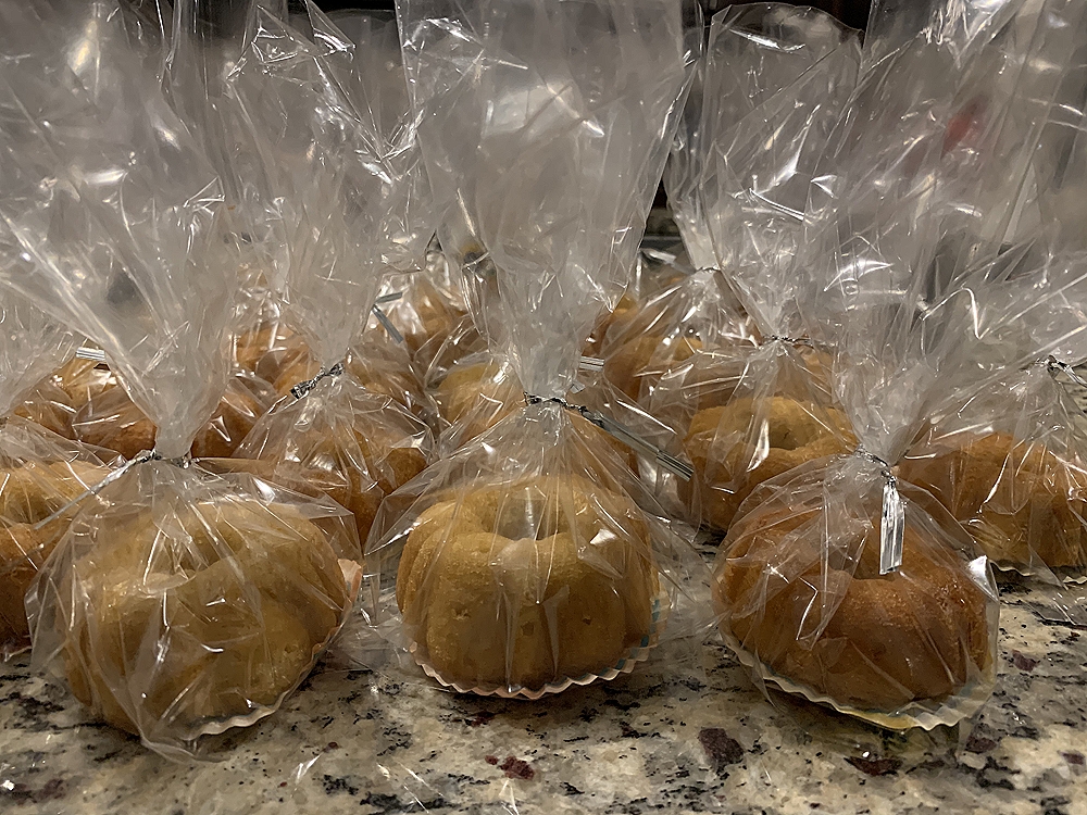 “Little treats, big love: For Cathy’s Cakes miniatures.”
